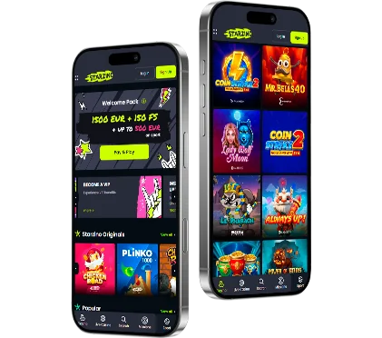 Casino-app met kansspelen.