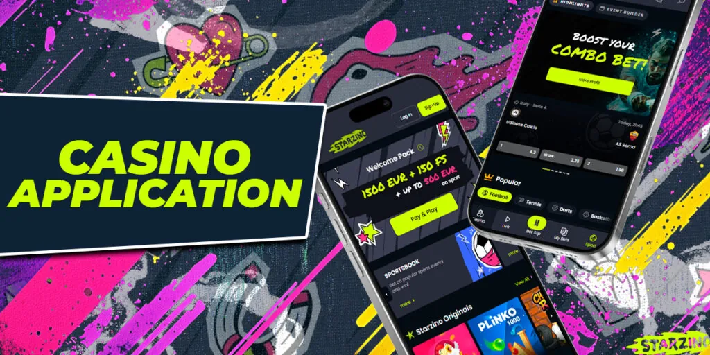 Aplicación oficial de Starzino con juegos.